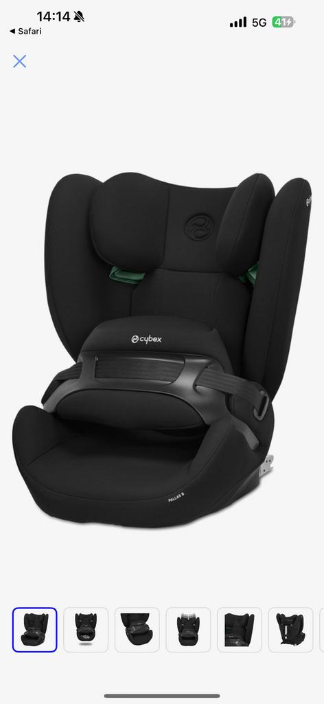 Nieuw in doos Pallas B i-size 76-150 cm Black Cybex, Kinderen en Baby's, Autostoeltjes, Verstelbare rugleuning, Nieuw, 9 t/m 36 kg