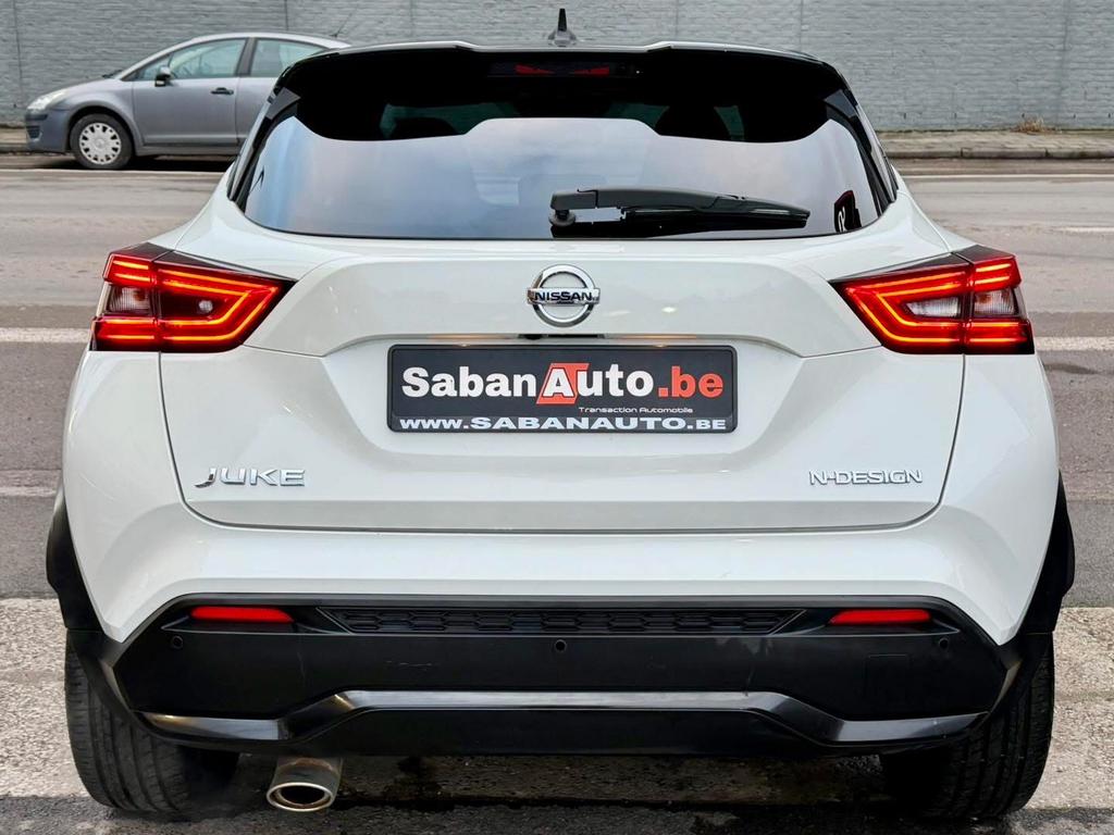 Nissan Juke 1.0 Turbo essence Tekna Full options 2021, Euro 6, Wit, Bedrijf, Handgeschakeld