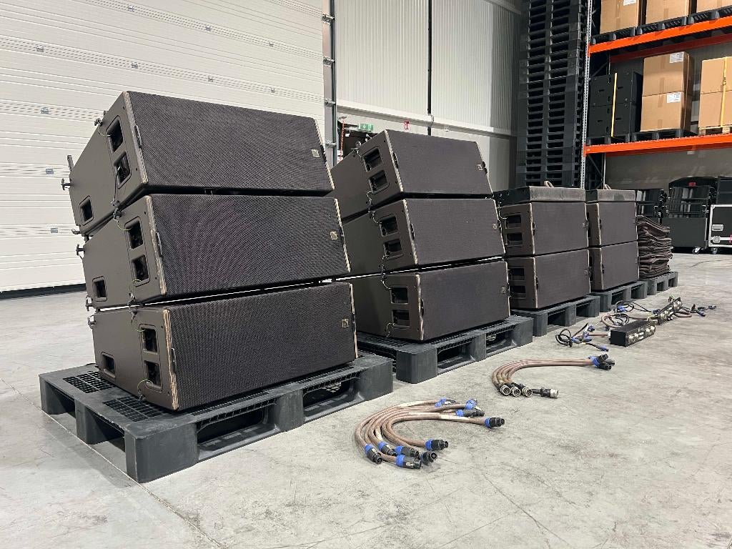 10x L-Acoustics KUDO line array 140dB + 2x K-BUMP, Audio, Tv en Foto, Overige merken, Gebruikt, Ophalen of Verzenden, 120 watt of meer
