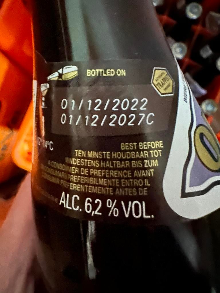 Bac Orval biere, Collections, Enlèvement ou Envoi, Comme neuf, Bouteille(s)