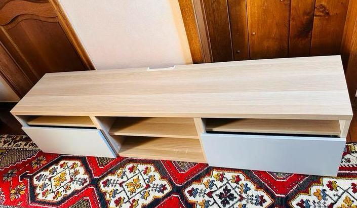IKEA BESTA 180 CM tv-meubel, Ophalen, Zo goed als nieuw