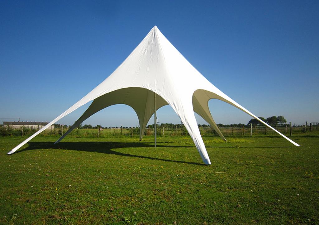 Ster tent - party tent TE HUUR, Jardin & Terrasse, Tonnelles, Enlèvement ou Envoi, Comme neuf, Tente étoile