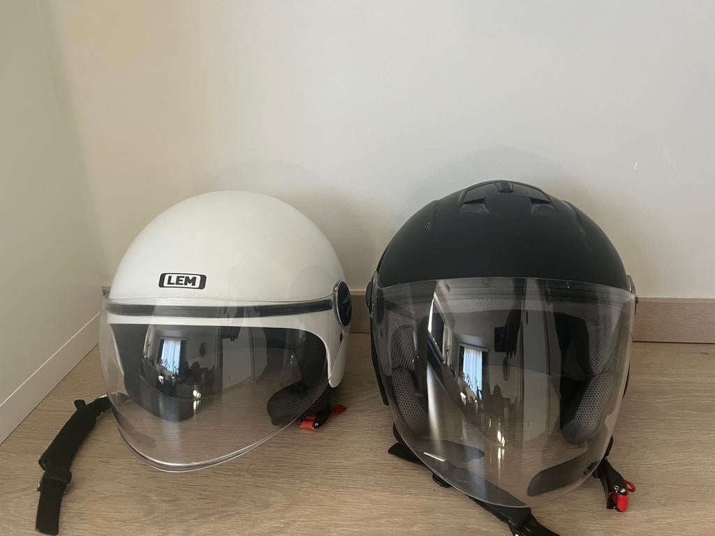 Vito helmet, LEM, Fietsen en Brommers, Brommerhelmen, Ophalen, Zo goed als nieuw