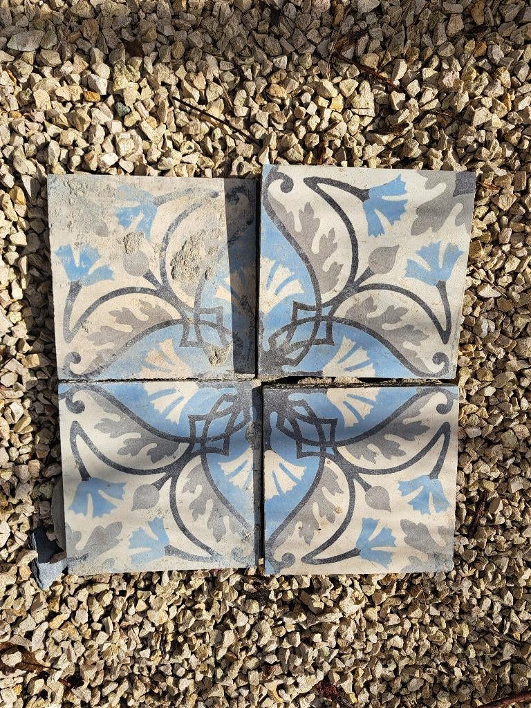 Cementtegels om te doneren, Doe-het-zelf en Bouw, Tegels, Ophalen, Overige materialen, Gebruikt, Minder dan 20 cm
