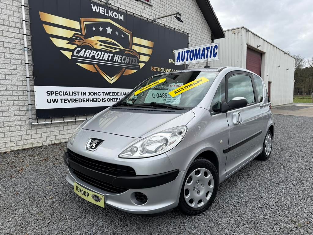 Peugeot 1007 1.4i benzine AUTOMAAT met 102 000 km GARANTIE !, Autos, Argent ou Gris, Achat, Entreprise, Garantie prolongée