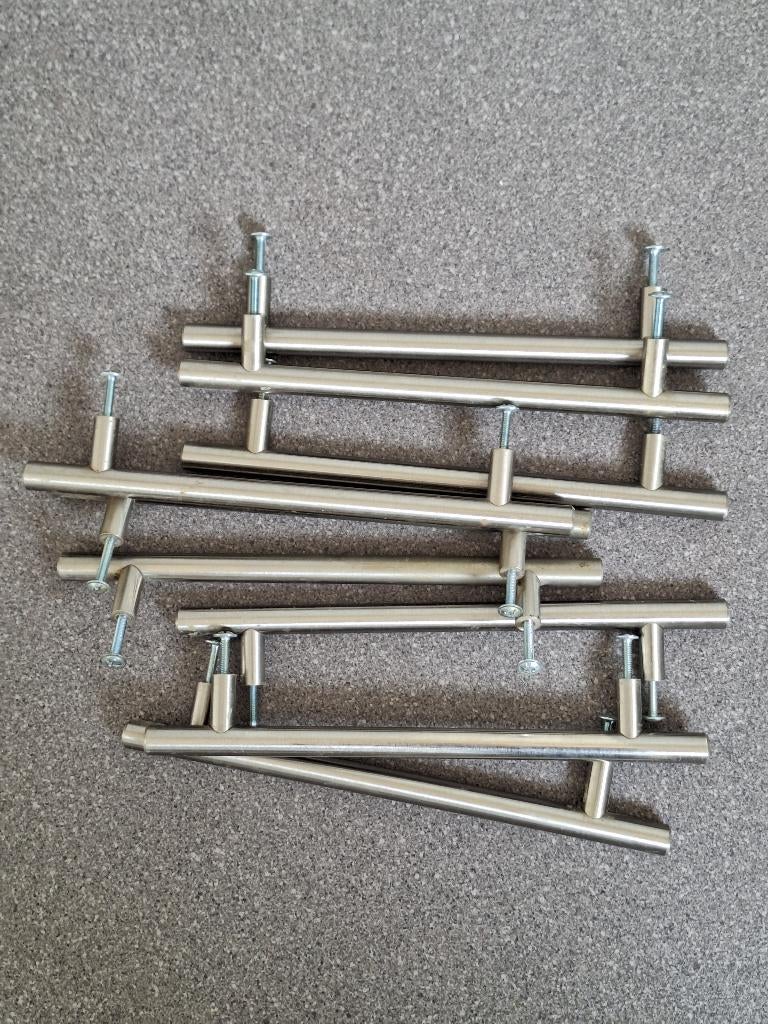 Poignets de porte inox, Ophalen, Gebruikt, Schroeven, Inox