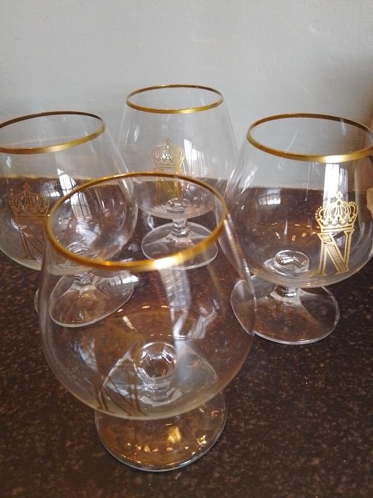 4 anciens verres à Mandarine Napoléon en parfait état, Collections, Enlèvement