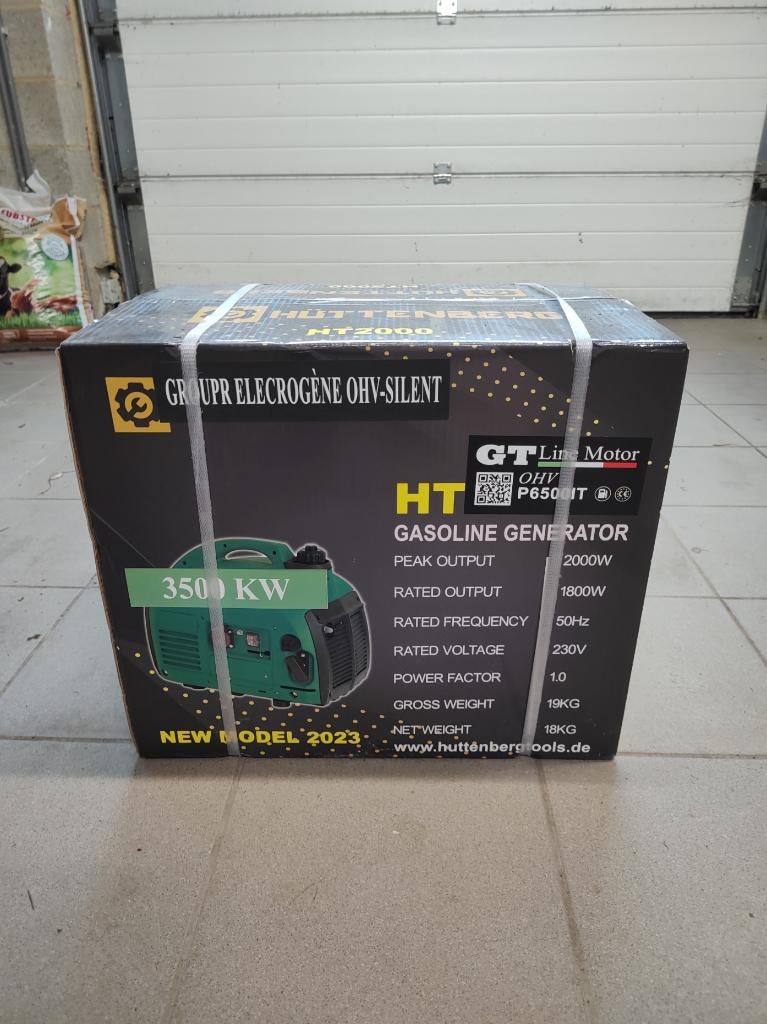 Groupe électrogène - Pompe à eau, Bricolage & Construction, Générateurs, Enlèvement, Neuf, Essence, Réduction de bruit