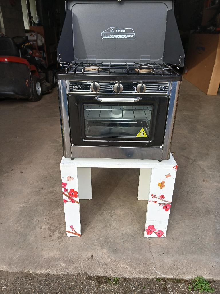 Campinggas vuur met gasoven van het merk camp4, Caravanes & Camping, Accessoires de camping, Neuf, Enlèvement