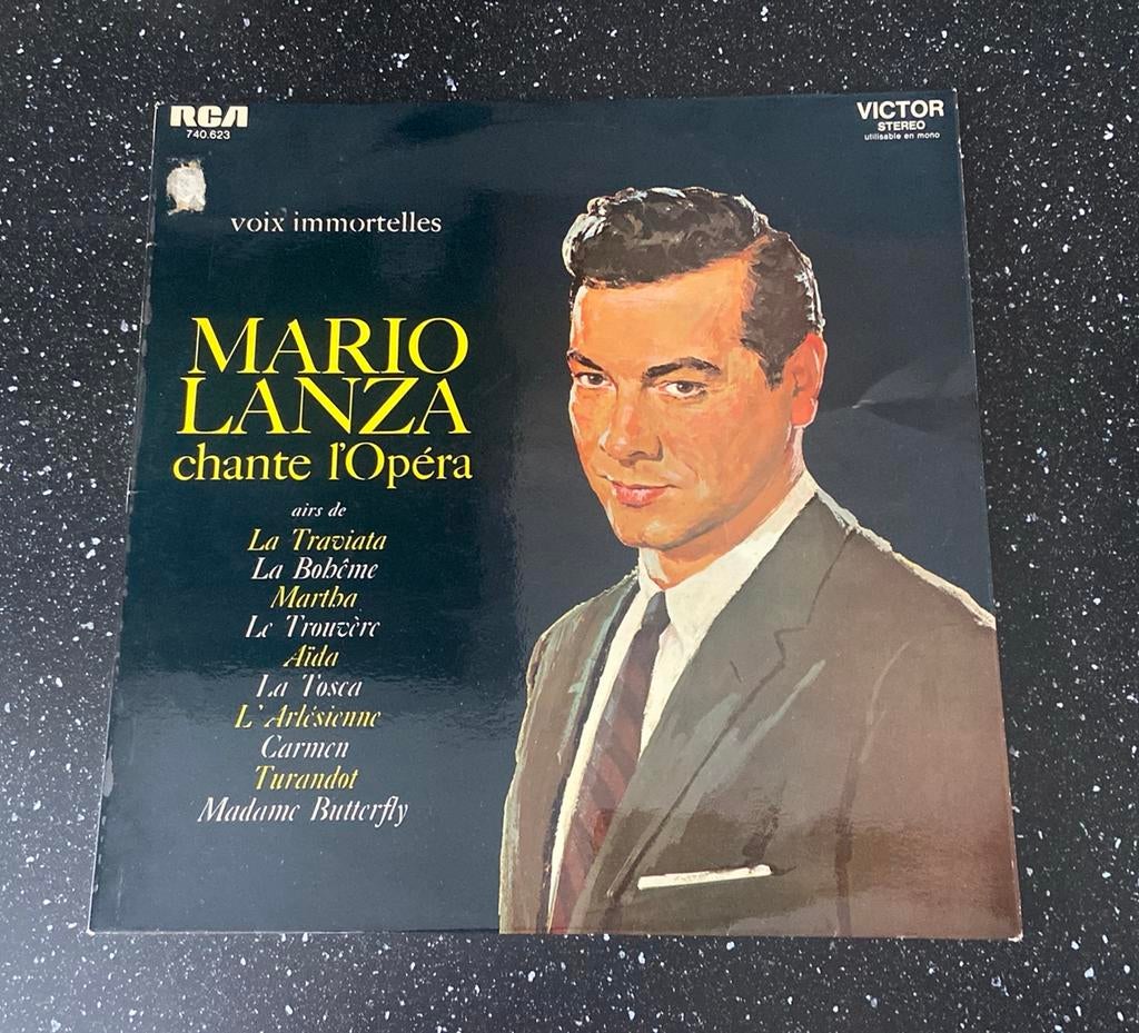 Mario lanza - chante l’opéra LP, Ophalen of Verzenden, Zo goed als nieuw