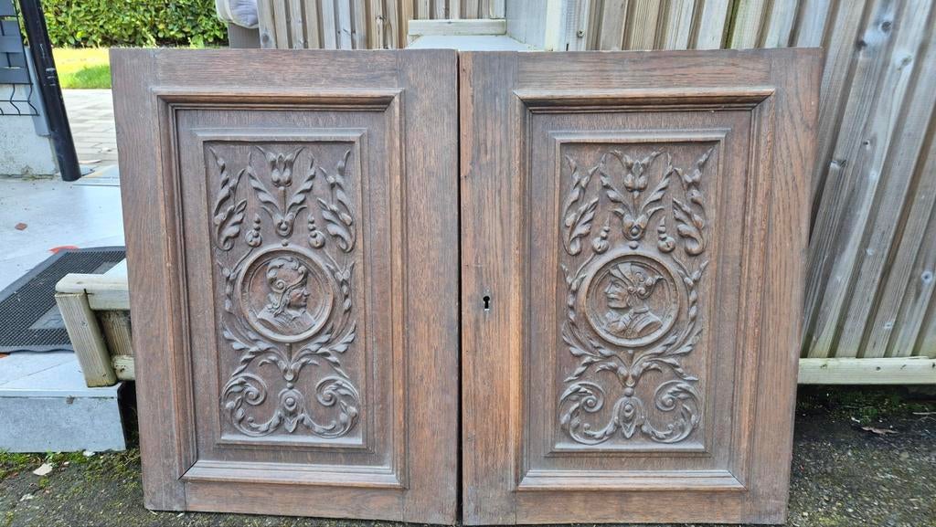 2 panneaux de porte, portes d'armoires., Enlèvement ou Envoi