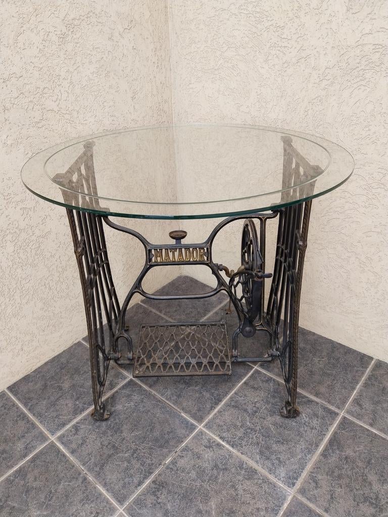 Sidetafel, Huis en Inrichting, Ophalen, Zo goed als nieuw, Rond, Vintage