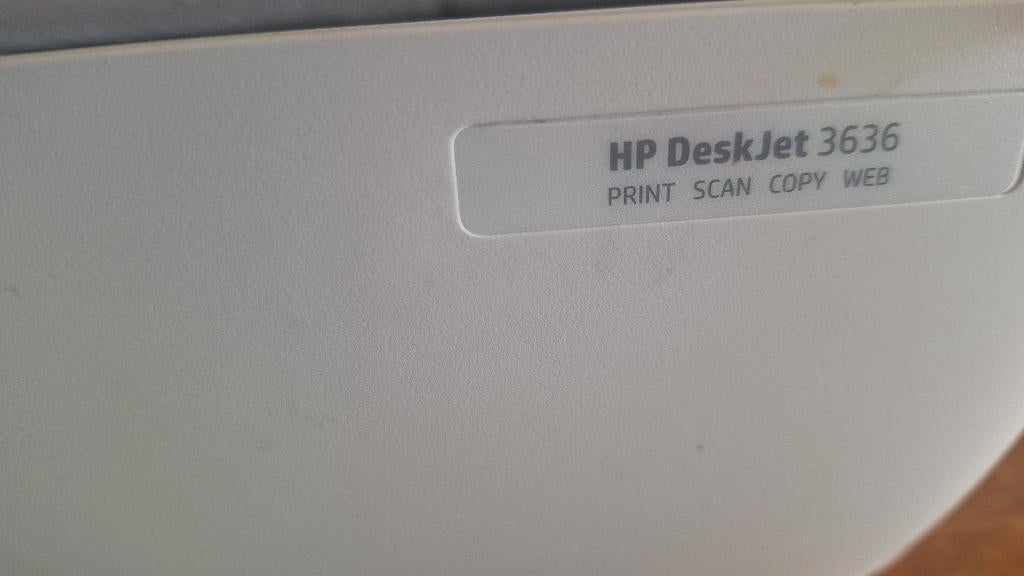 gratis afhalen printer HPdeskjet 3636, Computers en Software, Printers, Ophalen, Kleur printen, Gebruikt, Printer