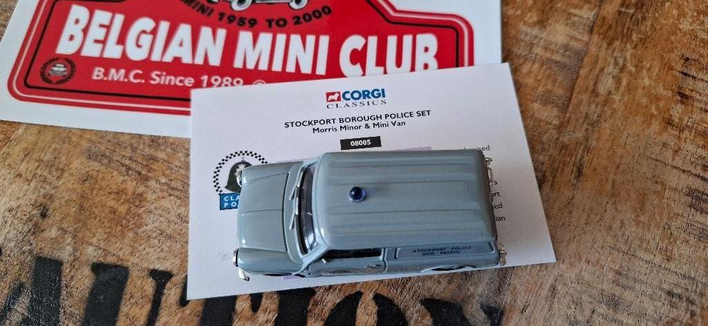 MINI Van Mk1 Morris POLICE Dog Patrol Grey 1/43 CORGI Neuf, Hobby & Loisirs créatifs, Voitures miniatures | 1:43, Enlèvement ou Envoi