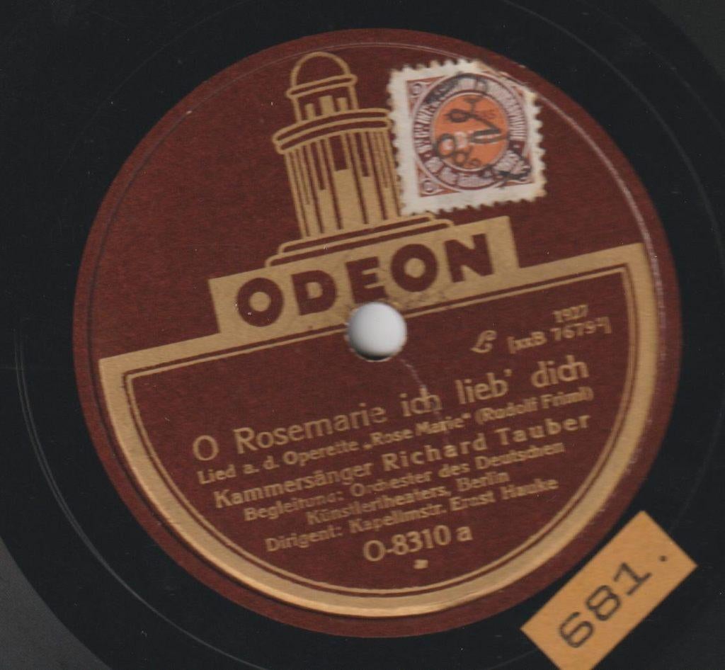 richard tauber, Cd's en Dvd's, Ophalen, Gebruikt, 10 inch, Opera of Operette