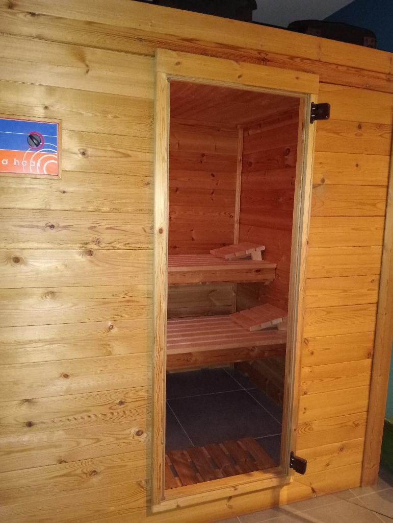 Sauna, Sport en Fitness, Sauna, Ophalen, Zo goed als nieuw, Fins of Traditioneel, Complete sauna