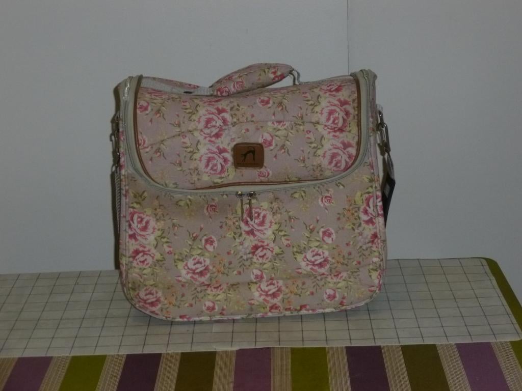 FIETSTAS MET BLOEMMOTIEF, Ophalen, Zo goed als nieuw, DANDEIL