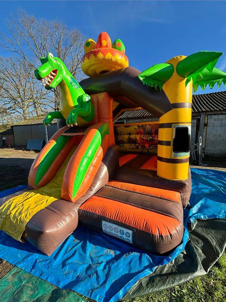 Springkasteel te koop GOED LEZEN, Hobby & Loisirs créatifs, Enlèvement, Utilisé