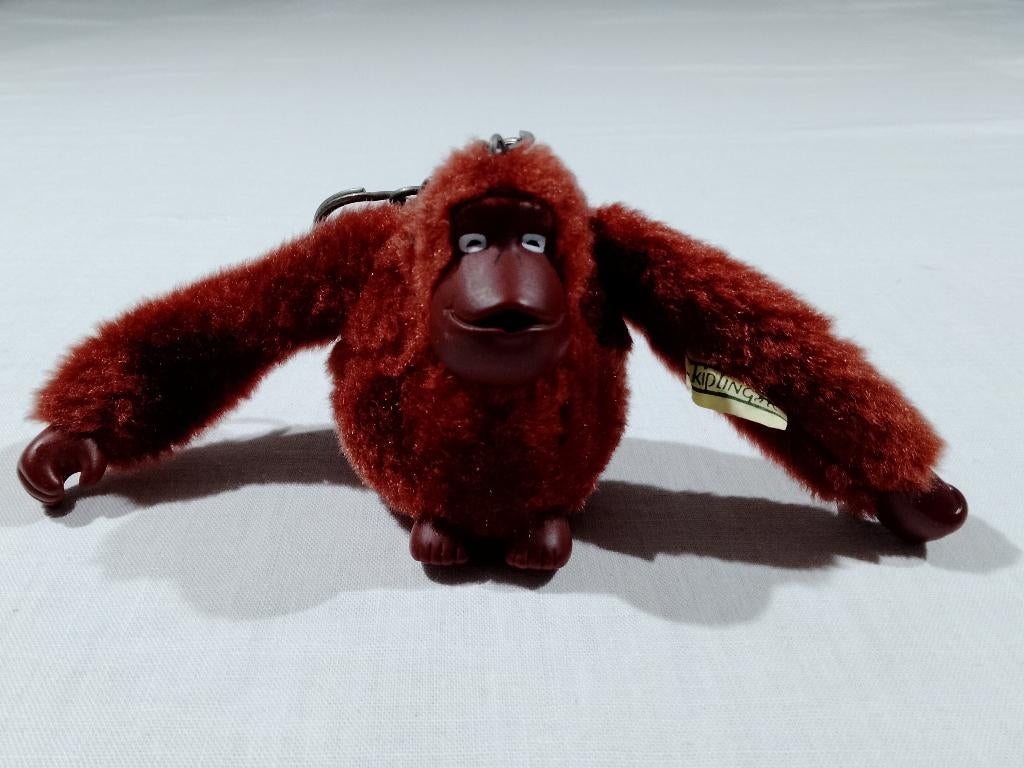Sleutelhanger Kipling Aapje “Marcus” Bruin, Enlèvement ou Envoi, Utilisé, Peluche ou Figurine