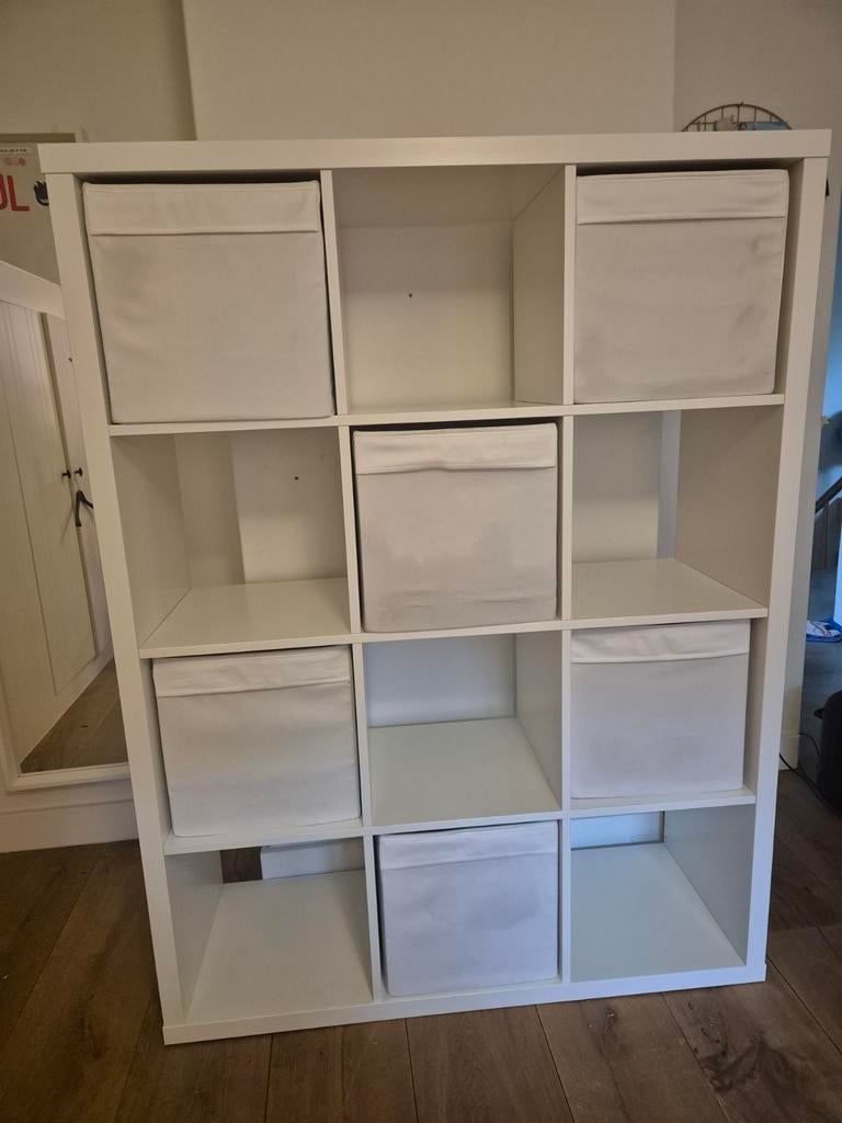GERESERVEERD!! Kallax Ikea kast 12 vakken, Huis en Inrichting, Ophalen