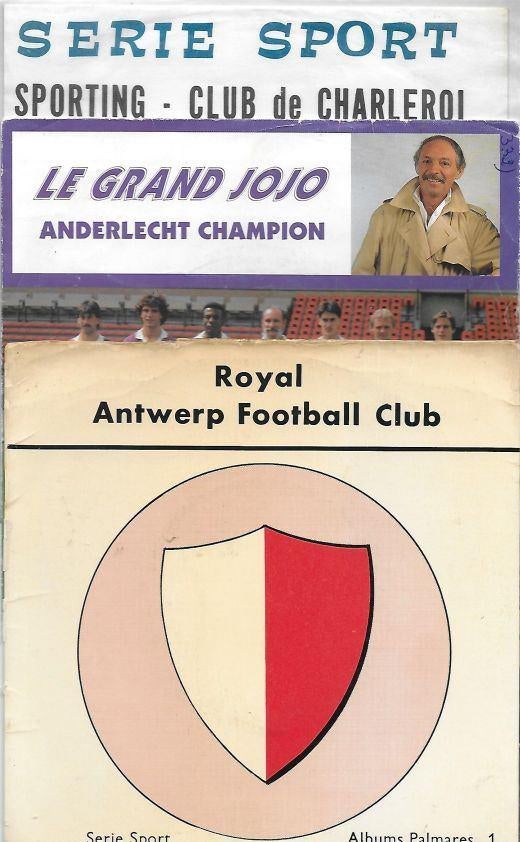 3 x hoezen  antwerp - anderlecht - charleroi, Ophalen of Verzenden
