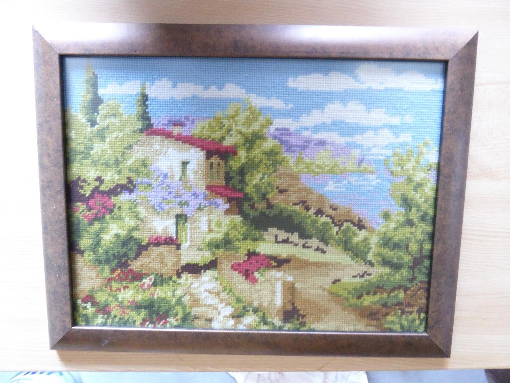 Chiffons au point de croix, Enlèvement ou Envoi, Utilisé, Broderies à la main, Set à broder