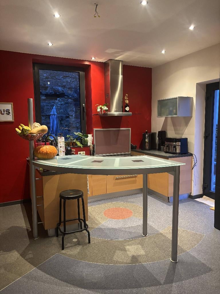 Cuisine équipée d'occasion, Maison & Meubles, Bois, Brun, Enlèvement, Utilisé