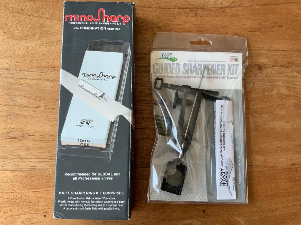 Minosharp-GLOBAL combinatie wetsteen, Ophalen of Verzenden, Zo goed als nieuw