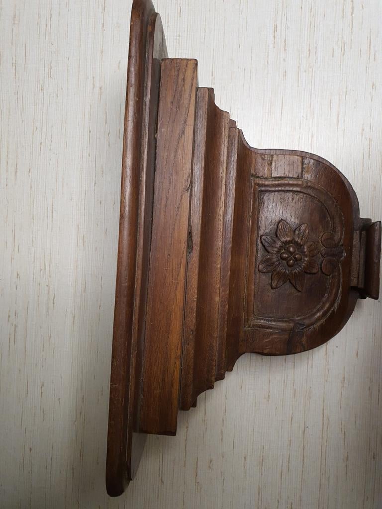 Houten wandconsole, Ophalen