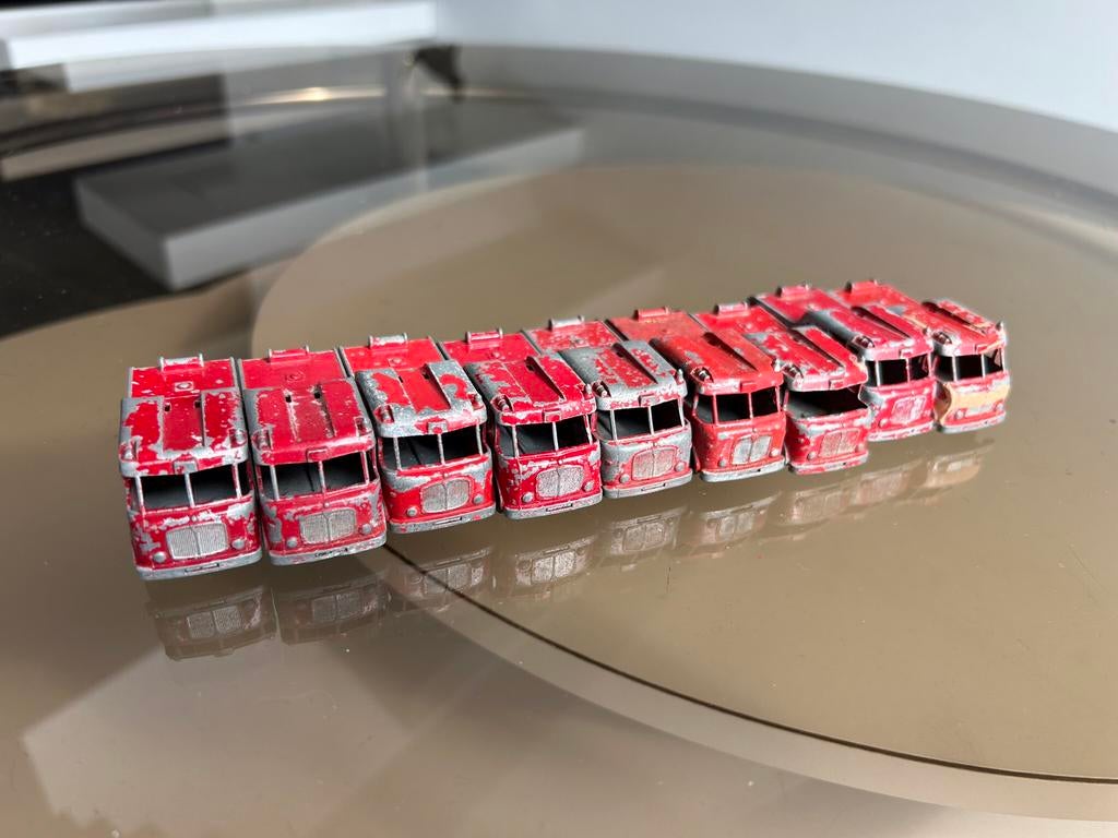 Set Matchbox Lesney Merryweather Fire Engine 9-C 1959, Collections, Enlèvement ou Envoi