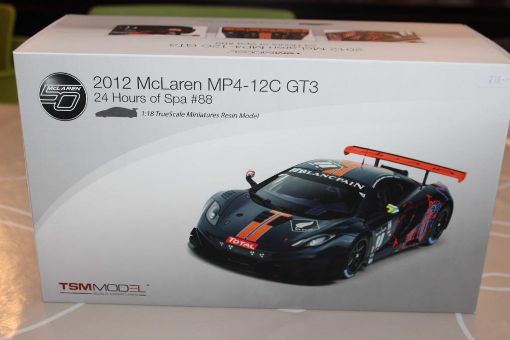 TSM 1/18 McLaren MP4-12C, Hobby en Vrije tijd, Verzenden, Nieuw, Auto, Overige merken
