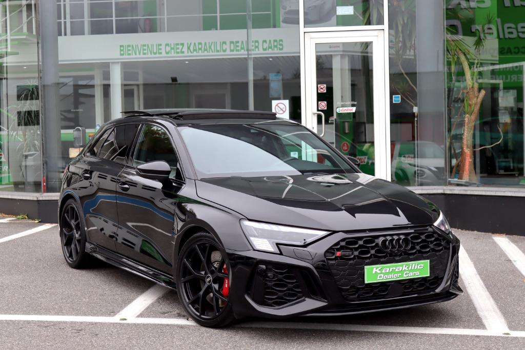 AUDI RS3 400CV SPORTBACK QUATTRO MATRIX PANO COCKPIT B&O, Cuir, 1693 kg, Achat, 2480 cm³