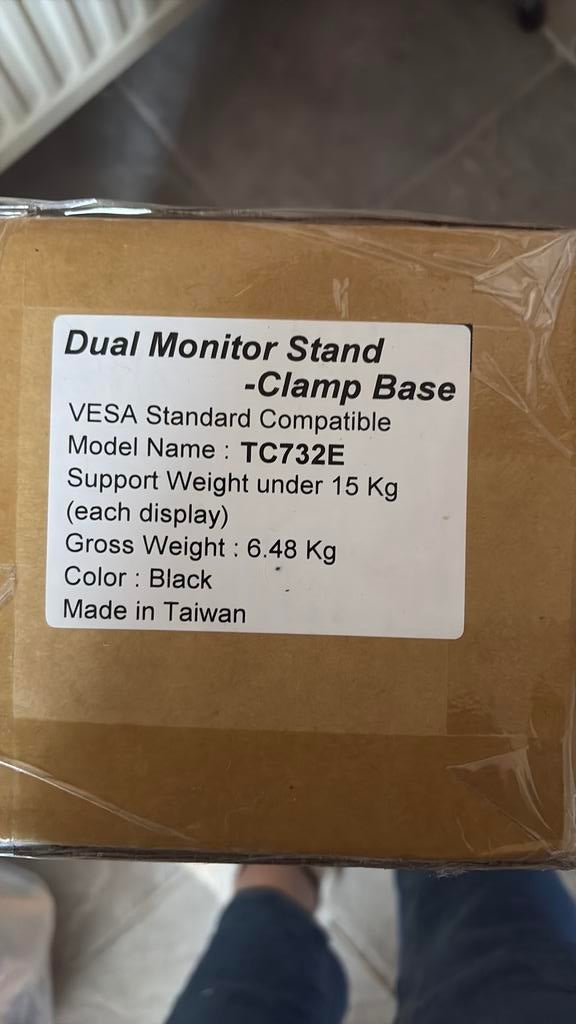 Dual monitor stand clzmp base, Computers en Software, Monitoren, Ophalen, Nieuw, Gaming