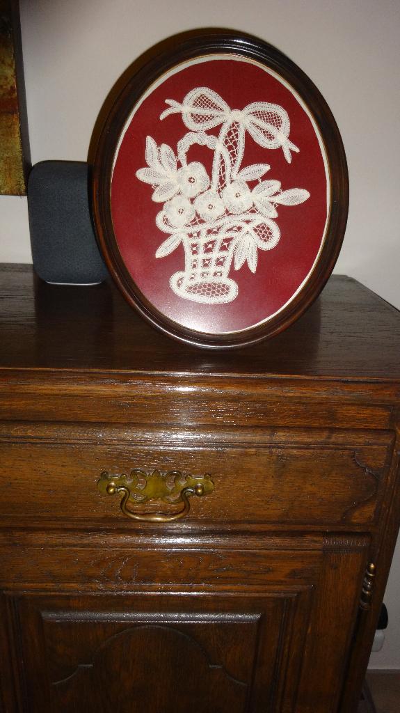 Monture ovale avec dentelle, Hobby & Loisirs créatifs, Enlèvement ou Envoi, Comme neuf