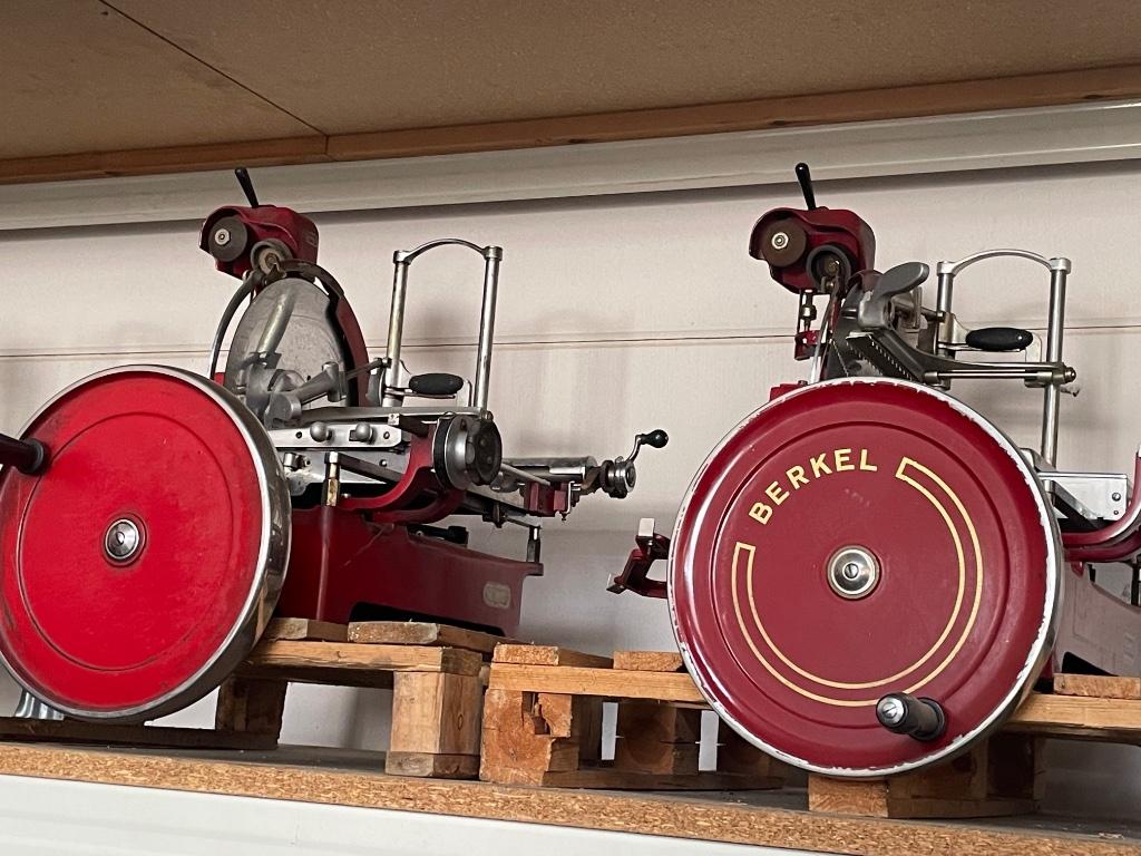 snijmachine Berkel  , vleessnijmachine , beenhouwerij,antiek, Antiek en Kunst, Ophalen of Verzenden