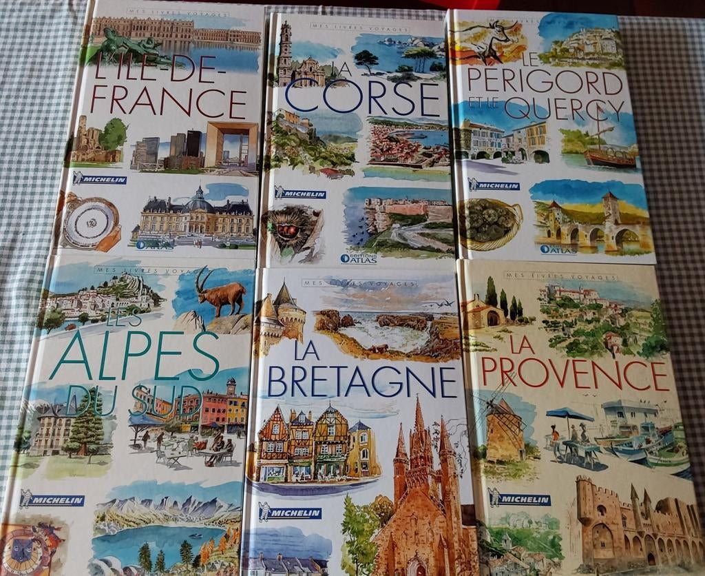 6 boeken over Frankrijk, Corsica, mijn reisboeken, edities, Boeken, Reisgidsen, Overige merken, Europa, Ophalen of Verzenden, Zo goed als nieuw