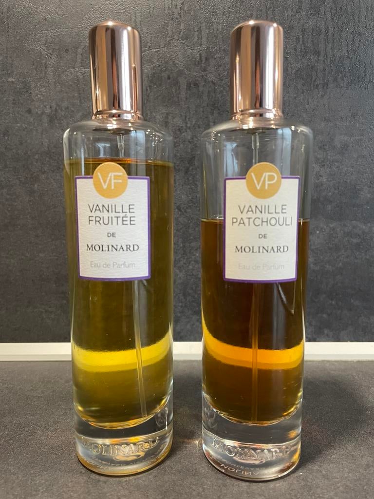 2 parfums de chez Molinard Vanille, Bijoux, Sacs & Beauté, Enlèvement ou Envoi, Comme neuf