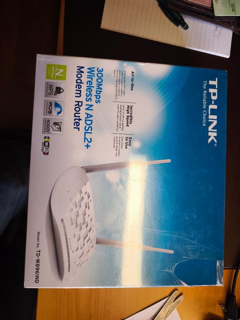 Routeur modem TD-W8961ND, Ophalen, Nieuw, Router met modem, TP-Link