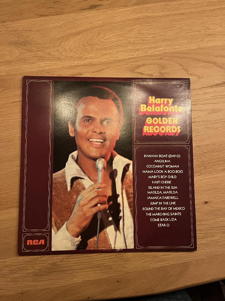 LP; Harry Belafonte Golden records, Ophalen, Gebruikt, 12 inch