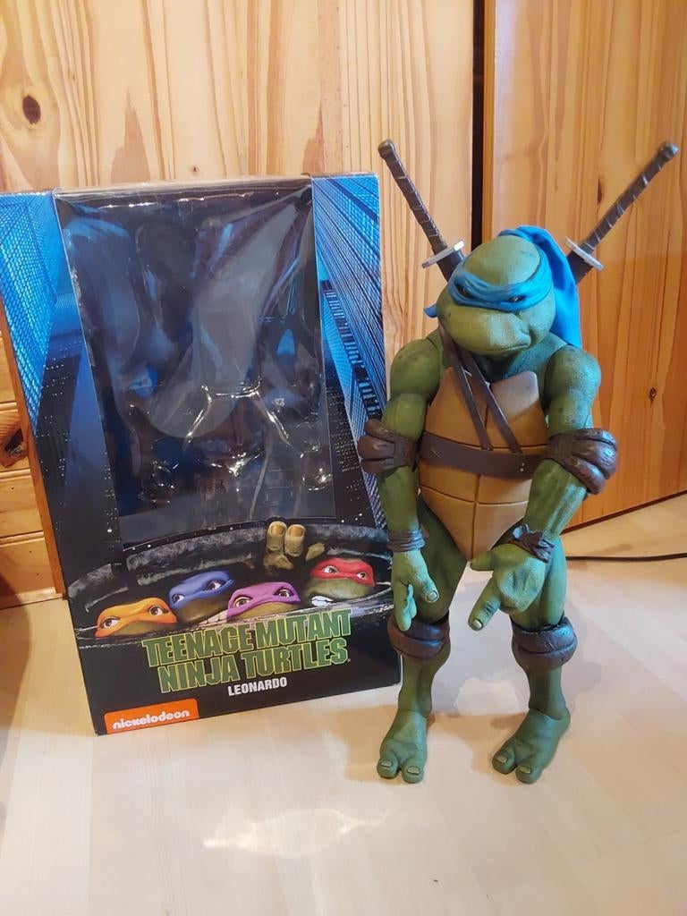 Tortues ninja Leonardo NECA, Collections, Enlèvement ou Envoi, Comme neuf