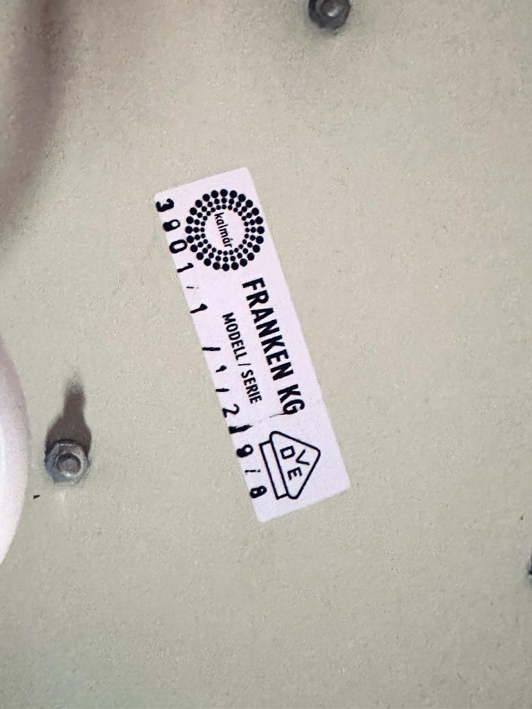 Kalmar Tulipan lamp, glas en metaal, vintage 1960s-1970s, Ophalen of Verzenden, Gebruikt, Glas, Vintage sixties - seventies