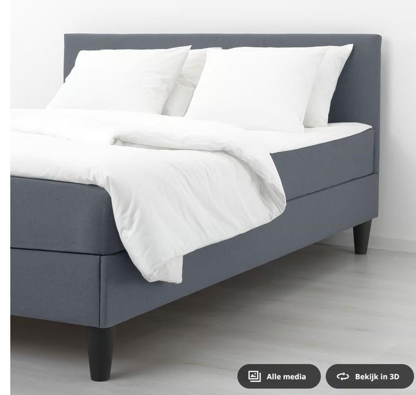 sommier, Maison & Meubles, Chambre à coucher | Lits boxsprings, Gris, Enlèvement, 200 cm, 160 cm