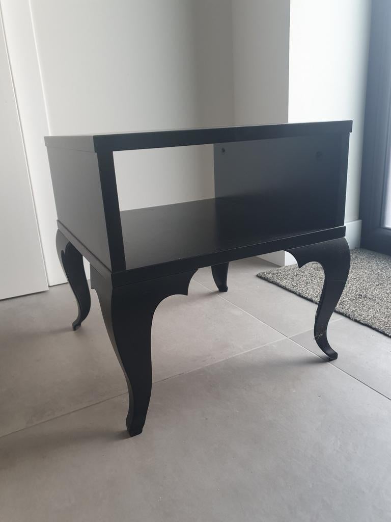 Zwart nachtkastje Ikea, Huis en Inrichting, Ophalen, Zo goed als nieuw