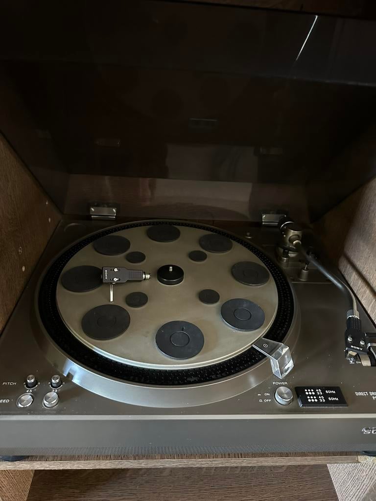 Sony Platenspeler 1977, Audio, Tv en Foto, Platenspelers, Ophalen, Gebruikt, Platenspeler, Sony