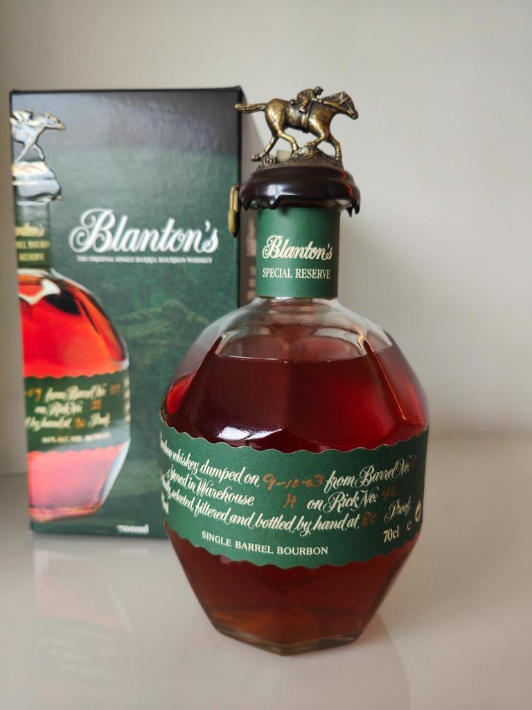 Blanton's Special Reserve, Bottle 35, Barrel 8, Stopper N, Overige typen, Nieuw, Ophalen of Verzenden, Noord-Amerika