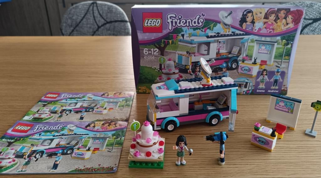 Lego Friends 41056/Heartlake City tv-truck, Ophalen of Verzenden, Zo goed als nieuw