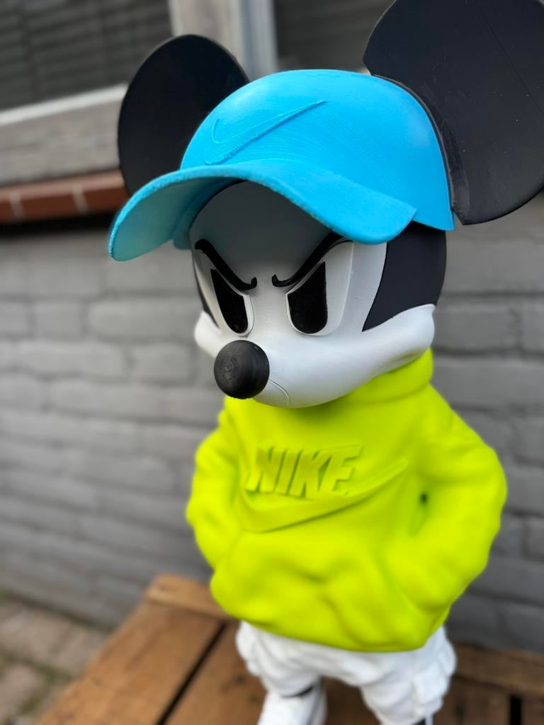 Mickey Mouse beeld hippe style Nike, Ophalen, Zo goed als nieuw, Fantasy