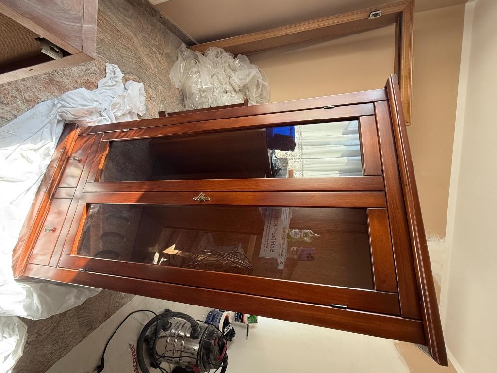 Armoire à fusil en bois, Enlèvement, Utilisé