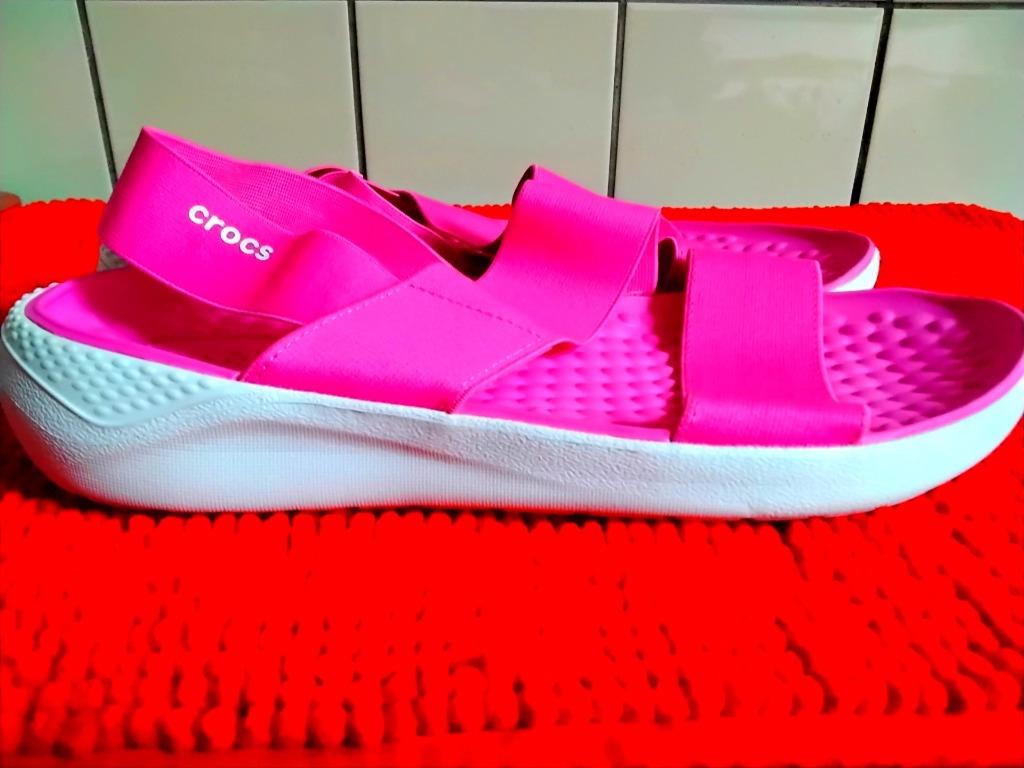 SANDALES VERITABLES "CROCS"  T.10 = P.41, Vêtements | Femmes, Neuf, CROCS LITE RIDE, Rose, Enlèvement
