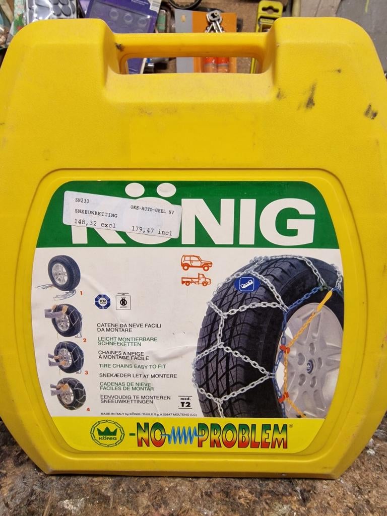 Chaînes à neige Konig, Autos : Pièces & Accessoires, Enlèvement